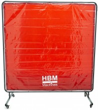 HBM mobilt svejse- og svejsegardin 174 x 174 cm