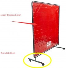 HBM mobilt svejse- og svejsegardin 174 x 174 cm