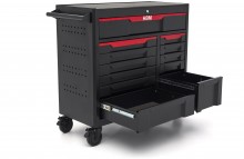 HBM gereedschapswagen 12 laden 106 cm zwart met slot en werkblad 350 kg
HBM gereedschapswagen 12 laden 106 cm zwart met slot en werkblad 350 kg