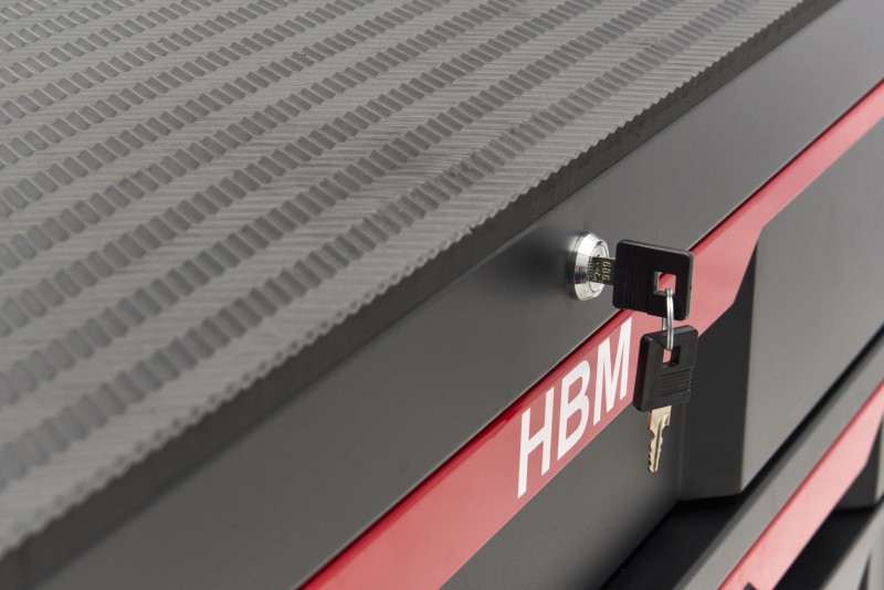 HBM gereedschapswagen 12 laden 106 cm zwart met slot en werkblad 350 kg
HBM gereedschapswagen 12 laden 106 cm zwart met slot en werkblad 350 kg