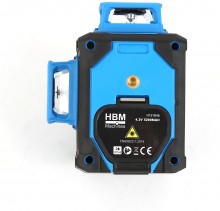 HBM zelfnivellerende 360° groene laser, laserklasse 2, IP54, 520 nm, 3 mm nauwkeurig
