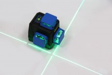 HBM zelfnivellerende 360° groene laser, laserklasse 2, IP54, 520 nm, 3 mm nauwkeurig
