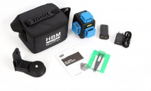 HBM zelfnivellerende 360° groene laser, laserklasse 2, IP54, 520 nm, 3 mm nauwkeurig

