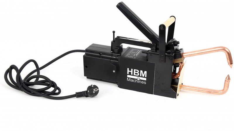 HBM puntlasapparaat 1,5 + 1,5 mm | 230 V, 160A, draagbaar, display, RVS en staal HBM puntlasapparaat 1,5 + 1,5 mm | 230 V, 160A, draagbaar, display, RVS en staal