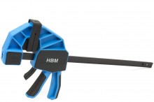 HBM hurtigspændende limklemme 450 mm, klemkraft 136 kg, bredde 460 mm, højde 460 mm, længde 670 mm.