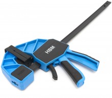 HBM hurtigspændende limklemme 450 mm, klemkraft 136 kg, bredde 460 mm, højde 460 mm, længde 670 mm.