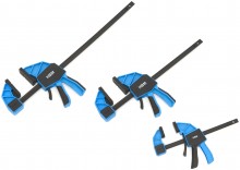 HBM hurtigspændende limklemme 450 mm, klemkraft 136 kg, bredde 460 mm, højde 460 mm, længde 670 mm.