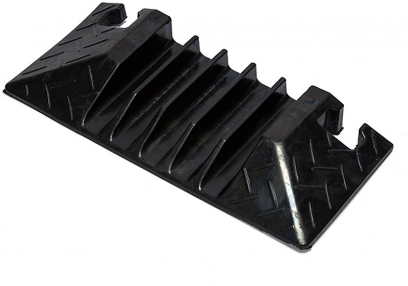 HBM endekappe til 5-kanals kabelkanal 445x195x45 mm gummi (H132217).