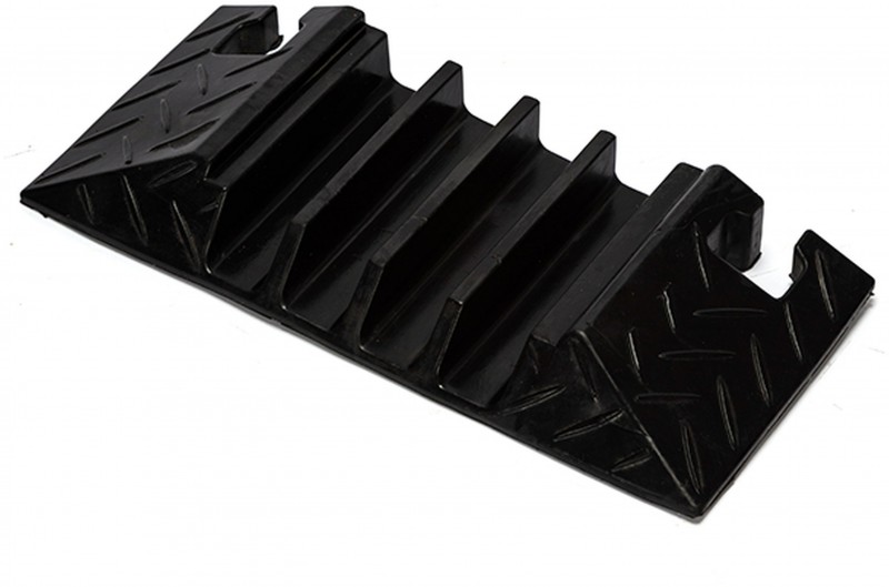 HBM Endekappe til 4-kanals kabelkanal 410 x 50 x 180 mm Gummi