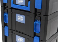 HBM verrijdbare gereedschapskoffer set 105-delig, gevuld, 40 x 30 cm, binnendiepte 275 mm