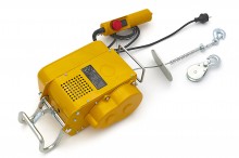 HBM verplaatsbare elektrische takel 600 kg, 18 m, 1050 W, 230 V, 8 m/min, kabel 4,5 mm