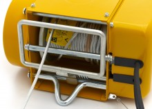 HBM verplaatsbare elektrische takel 600 kg, 18 m, 1050 W, 230 V, 8 m/min, kabel 4,5 mm