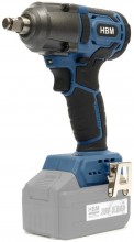 HBM accu combiset 20V haakse slijper, slagmoersleutel en boormachine, koolborstelloos, 58 Nm, 125 mm, opbergkoffer