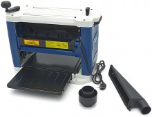 HBM 13 inch schaafmachine 1500 W 230 V 330 mm 2 messen 8500 O/min stofafzuiging 100 mm