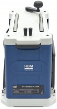 HBM 13 inch schaafmachine 1500 W 230 V 330 mm 2 messen 8500 O/min stofafzuiging 100 mm