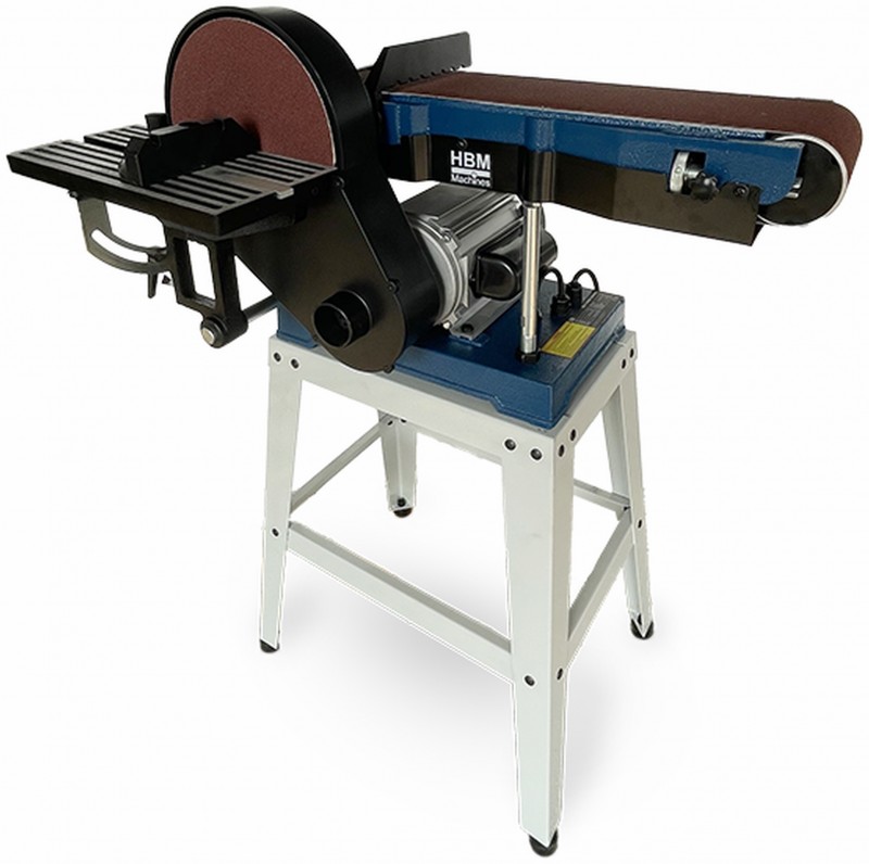 HBM BD 69 bandschuurmachine en schijfschuurmachine 228 mm 1100 W 230 V voor hout