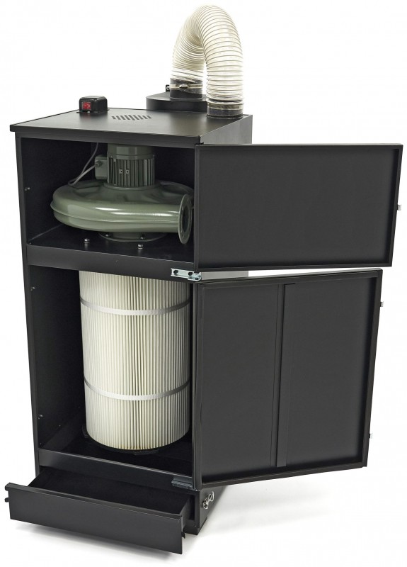 HBM Industriële stofafzuiging voor straalcabines 900 m³/h 550 W 75 dB 100 x 54 x 145 cm HBM Industriële stofafzuiging voor straalcabines 900 m³/h 550 W 75 dB 100 x 54 x 145 cm