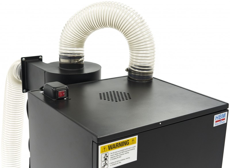 HBM Industriële stofafzuiging voor straalcabines 900 m³/h 550 W 75 dB 100 x 54 x 145 cm HBM Industriële stofafzuiging voor straalcabines 900 m³/h 550 W 75 dB 100 x 54 x 145 cm