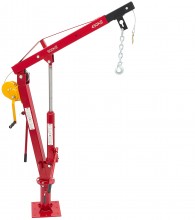 HBM Hydraulische Aanhangwagenkraan 900 kg Laadkraan, Maximale Hoogte 2440 mm, Kettinglengte 305 mm