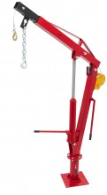 HBM Hydraulische Aanhangwagenkraan 900 kg Laadkraan, Maximale Hoogte 2440 mm, Kettinglengte 305 mm