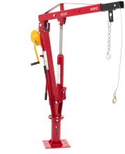 HBM Hydraulische Aanhangwagenkraan 900 kg Laadkraan, Maximale Hoogte 2440 mm, Kettinglengte 305 mm