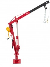 HBM Hydraulische Aanhangwagenkraan 900 kg Laadkraan, Maximale Hoogte 2440 mm, Kettinglengte 305 mm