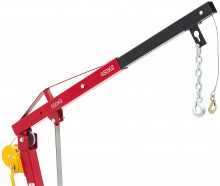 HBM Hydraulische Aanhangwagenkraan 900 kg Laadkraan, Maximale Hoogte 2440 mm, Kettinglengte 305 mm