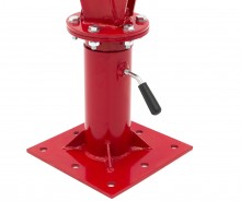 HBM Hydraulische Aanhangwagenkraan 900 kg Laadkraan, Maximale Hoogte 2440 mm, Kettinglengte 305 mm