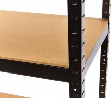 HBM stellingkast 5 planken, 55 kg per plank, 120 x 44 x 180 cm, 34 kg
