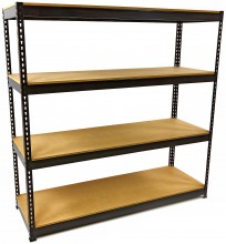 HBM metalreol 180x180x60 cm - 4 hylder, 100 kg pr. hylde, samlet belastning 400 kg. HBM metalreol 180x180x60 cm - 4 hylder, 100 kg pr. hylde, samlet belastning 400 kg.