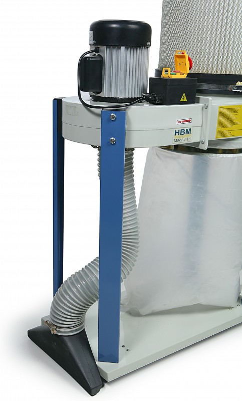 HBM 100 Profi Stofafzuiginstallatie 900 m³/h 746 W 230 V 1 Micron 33 kg