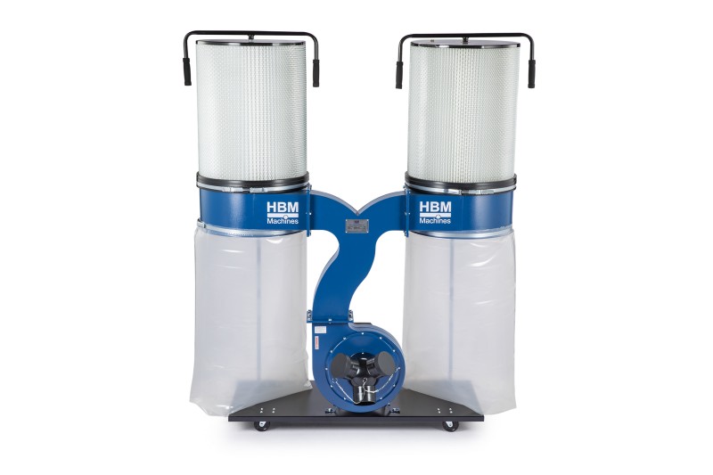 HBM 300 Profi stofafzuiginstallatie - 230 V, 2200 W, 3910 m³/h, 307 l opvangbak, 83 kg