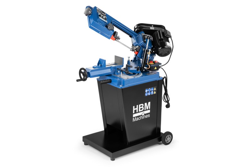 HBM 128 metaallintzaag 230V 550W, instelbare zaagsnelheid, zaagcapaciteit tot 128 mm, 85 kg