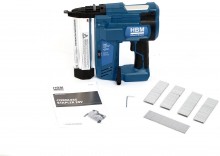 HBM 20V accu tacker en spijkerpistool, 50 mm, magazijn 100, inclusief opbergkoffer