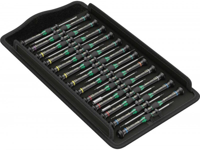 Wera Kraftform micro-schroevendraaierset, set met sleufkop, Philips, Torx, dop en zeskant, incl. opbergkoffer
Wera Kraftform micro-schroevendraaierset, set met sleufkop, Philips, Torx, dop en zeskant, incl. opbergkoffer