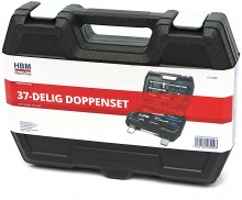 HBM 37-dele topnøglesæt socketsæt