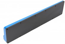 HBM magnetisk tilbehørsholder til 30 styk 3/8 inch metrisk - blå, 377 x 87 x 38 mm.