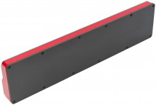 HBM magnetische accessoirehouder voor 16 stuks 3/8 inch Engelse maten, rood, 374 x 87 x 32 mm