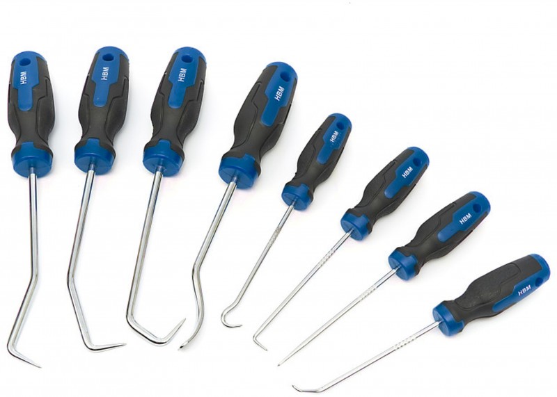 HBM Mini Pick en Hakenset 8-delig