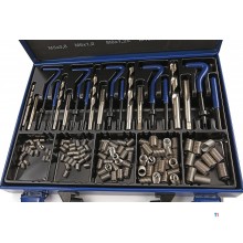 HBM M 5 - M 12 gjenget reparasjonssett med ekstra lange 2D gjengede bøsser