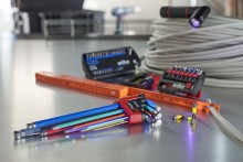 WIHA ErgoStar stiftsleutelset SB 369E9F 9-delig inbussleutelset chromevanadium veelkleurig
