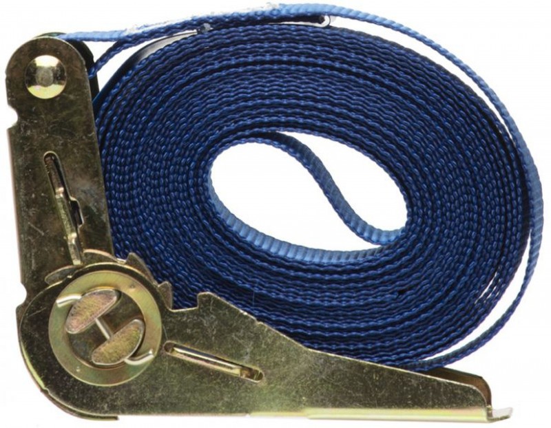 Cover spanband met ratelgesp 5 m x 25 mm blauw
