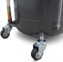 Weber olieopvangbak met zuigfunctie 85 l, 4 bar, zwart, 470 mm breed, 1070-1610 mm hoog