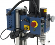 HBM BF 13 mini freesmachine met grote tafel, 230 V, 2500 rpm, 30 mm freescapaciteit, 13 mm boorcapaciteit, staal