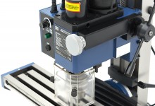 HBM BF 13 mini freesmachine met grote tafel, 230 V, 2500 rpm, 30 mm freescapaciteit, 13 mm boorcapaciteit, staal