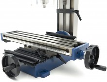 HBM BF 13 mini freesmachine met grote tafel, 230 V, 2500 rpm, 30 mm freescapaciteit, 13 mm boorcapaciteit, staal