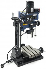 HBM BF 10 mini freesmachine 150 W 230 V voor metaal, frees- en boorcapaciteit 10 mm, dwarsverplaatsing 90 mm