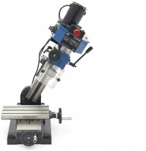 HBM BF 10 mini freesmachine 150 W 230 V voor metaal, frees- en boorcapaciteit 10 mm, dwarsverplaatsing 90 mm