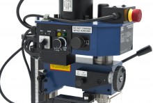 HBM BF 10 mini freesmachine 150 W 230 V voor metaal, frees- en boorcapaciteit 10 mm, dwarsverplaatsing 90 mm