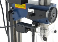 HBM BF 10 mini freesmachine 150 W 230 V voor metaal, frees- en boorcapaciteit 10 mm, dwarsverplaatsing 90 mm